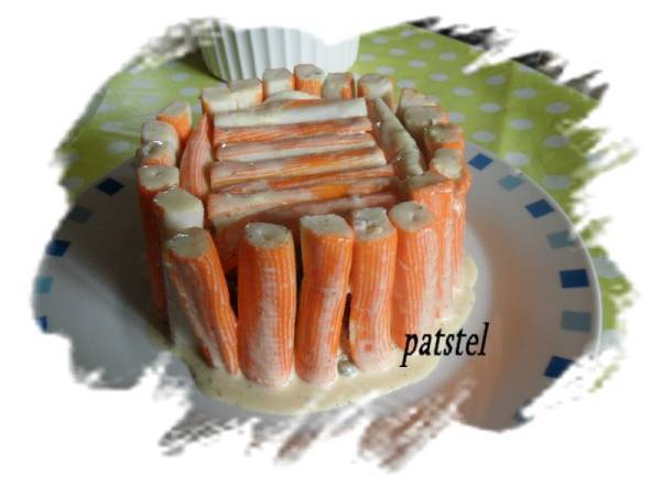 Charlotte de macédoine de légumes - Préparation etape 1