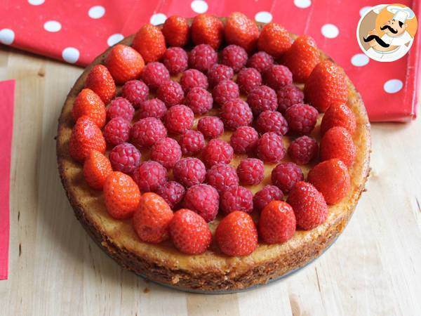Cheesecake fraises et framboises - Préparation etape 6
