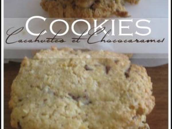 Cookies aux cacahuètes et pépites chocoramel - Préparation etape 3