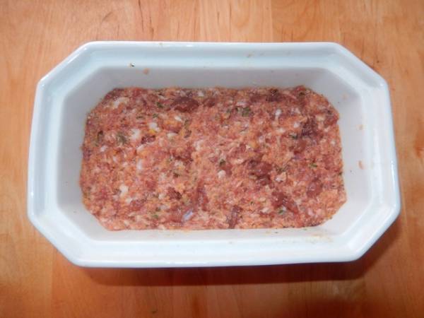 Terrine de veau (viande et foie) - Préparation etape 5