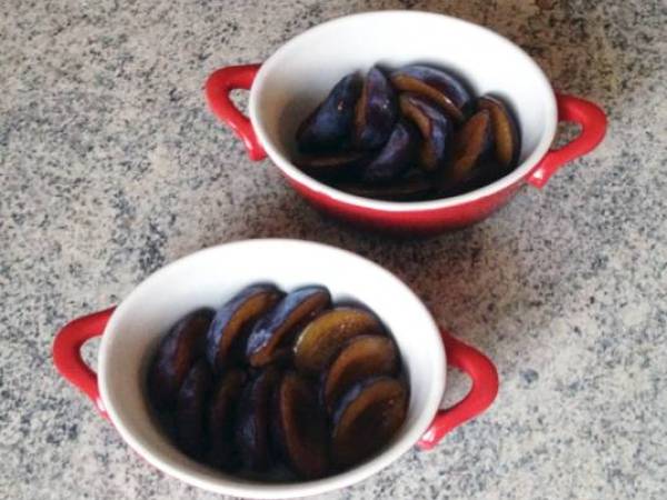 Crumble aux Quetsches - Préparation etape 3