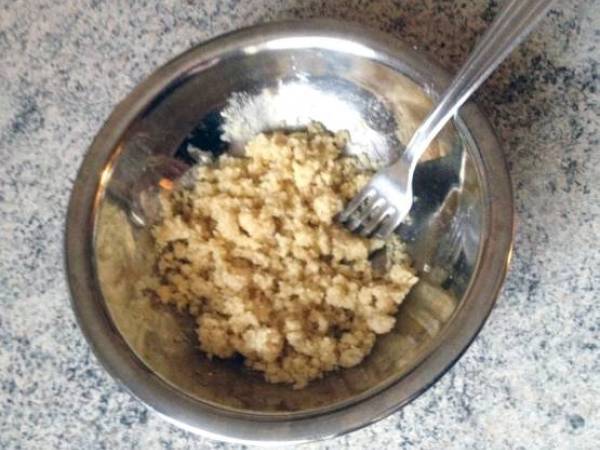 Crumble aux Quetsches - Préparation etape 5