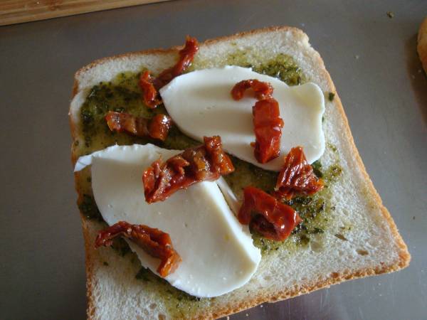 Croque-Monsieur Italien - Préparation etape 2