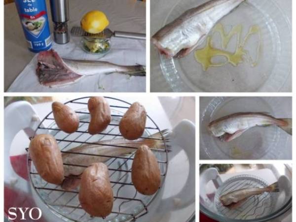 Merlan - Pommes de Terre au Four Cyclonique de Mamigoz - Préparation etape 2