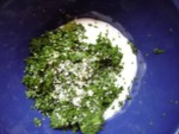 Crevettes en Cage et Verrine Mousse de Saumon et Mousse de Cresson - Préparation etape 3