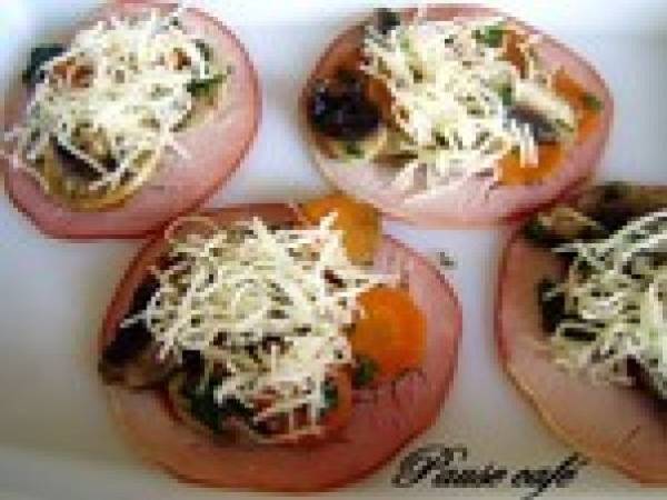 Millefeuilles de bacon aux légumes - Préparation etape 4