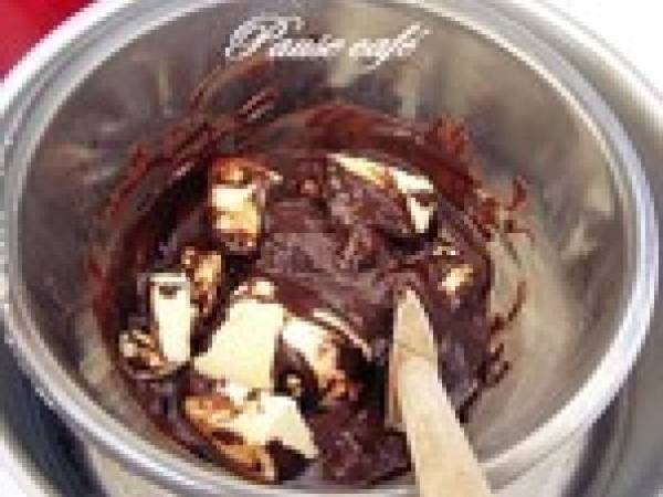 Choco amandine - Préparation etape 1