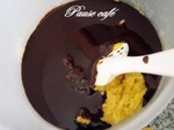 Choco amandine - Préparation etape 2