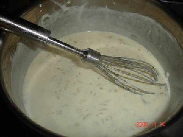 Saumon à la sauce au vin blanc - Préparation etape 2