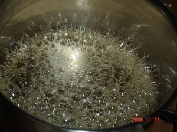 Nougat glacé au miel d'acacia - Préparation etape 3