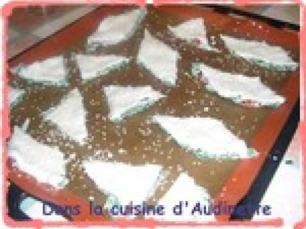 Losanges feuilletés aux épinards, ricotta et parmesan - Préparation etape 5