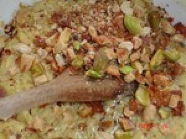 Mousse au chocolat blanc genre nougat glaçé - Préparation etape 3