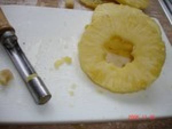 Roti de porc aux ananas et pain d'épice - Préparation etape 3