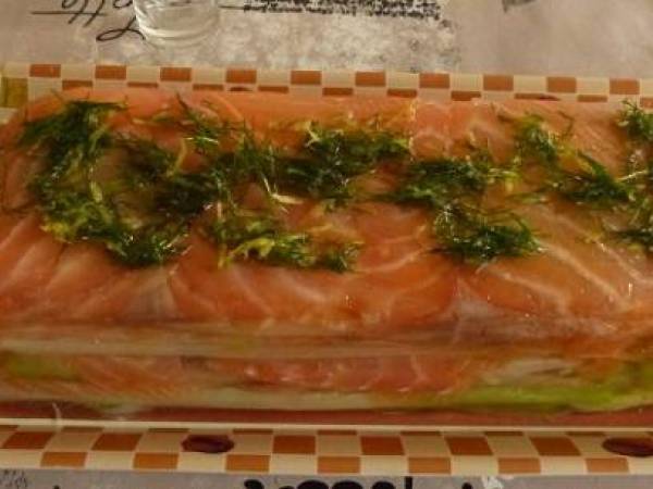 Terrine terre/mer - Préparation etape 1