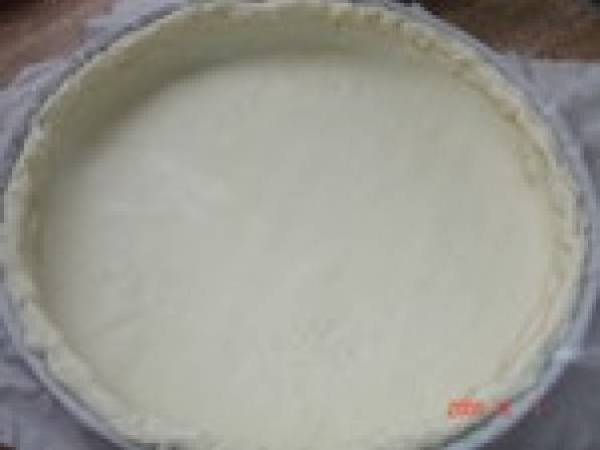 Tarte aux pommes, camembert et lard fumé - Préparation etape 1