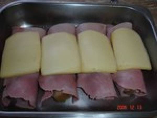 Endives au fromage raclette au gratin - Préparation etape 5