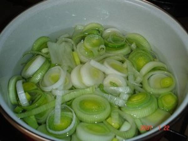 Potage carottes/patates douces aux poireaux - Préparation etape 3
