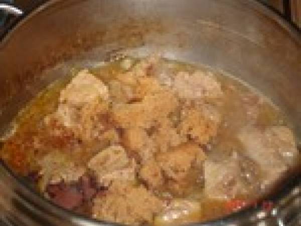 Viande de veau au jus de pomme et pain d'épice - Préparation etape 3