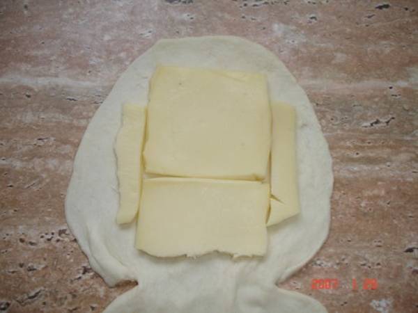 Naans au choco, lardons, oignons et pommes, et autres - Préparation etape 2