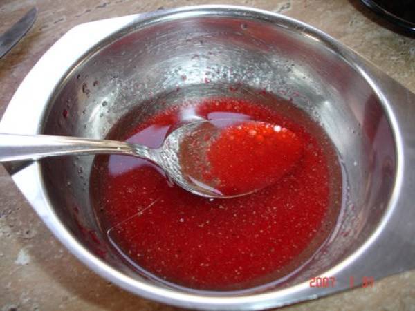 Salade d'écrevisses aux pommes et vinaigrette (avec montage) - Préparation etape 7