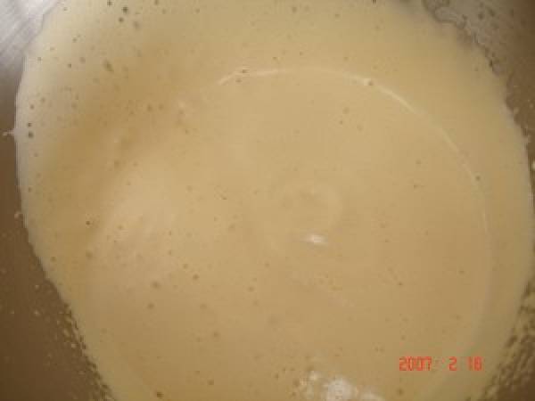 Sabayon glacé au baileys - Préparation etape 2