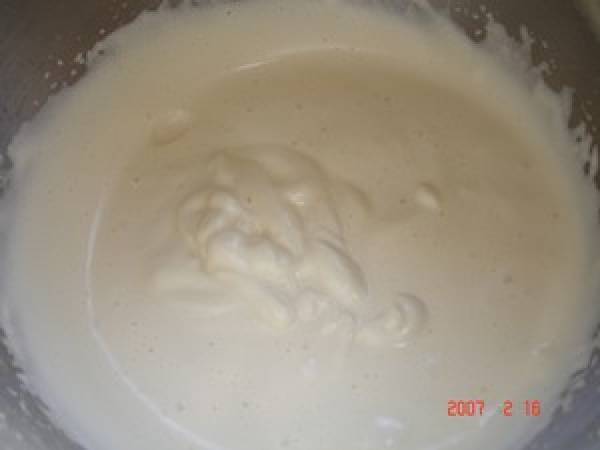 Sabayon glacé au baileys - Préparation etape 5