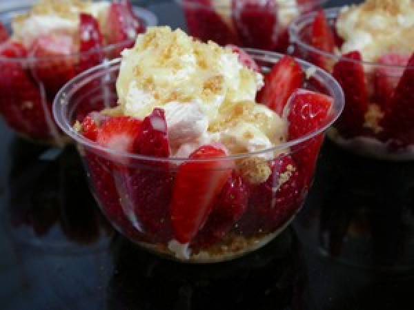 Coupelles Fraises Mascarpone Cookie Amande Citron .... - Préparation etape 7