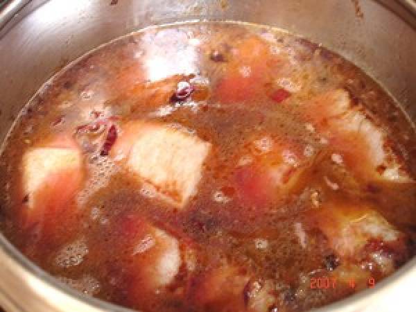 Filet pûr de porc au porto rouge, cerises, et tomate - Préparation etape 2