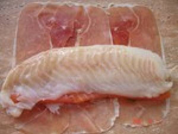 Coeur de cabillaud farçi aux herbes et au saumon fumé - Préparation etape 2