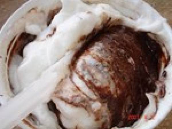 Fleurs en pâte filo, mousse au chocolat...... - Préparation etape 3