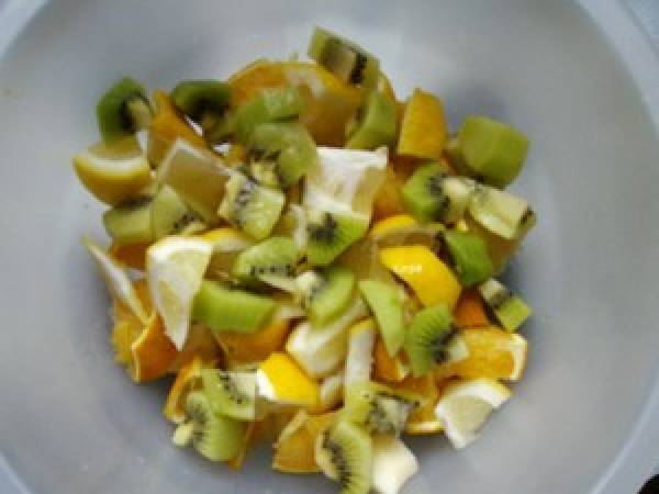 Sangria au Kiwi et Gingembre - Préparation etape 2