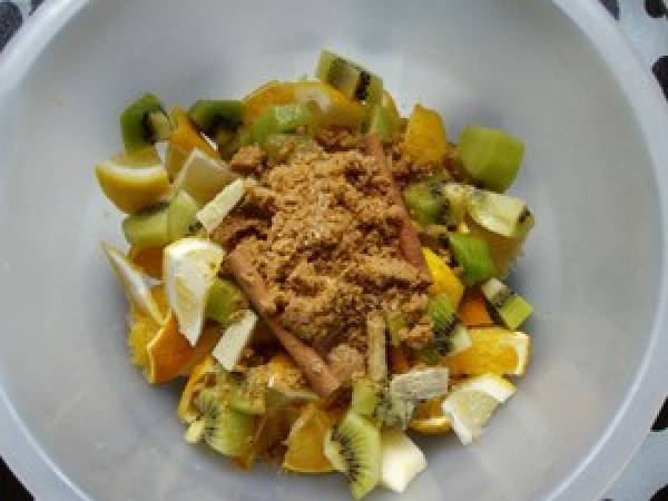 Sangria au Kiwi et Gingembre - Préparation etape 3