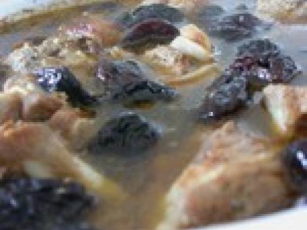 Tajine Agneau Pruneaux Amandes - Préparation etape 3