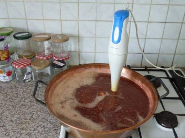 Confiture de figues et de fraises - Préparation etape 4