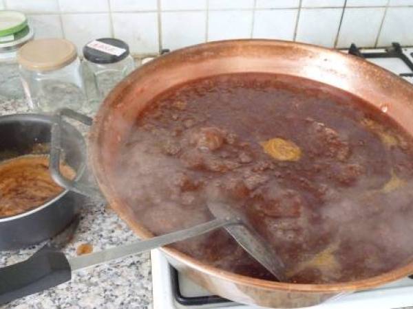 Confiture de figues et de fraises - Préparation etape 5