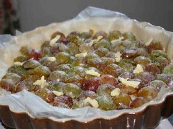 Tarte très fine aux prunes du jardin - Préparation etape 1
