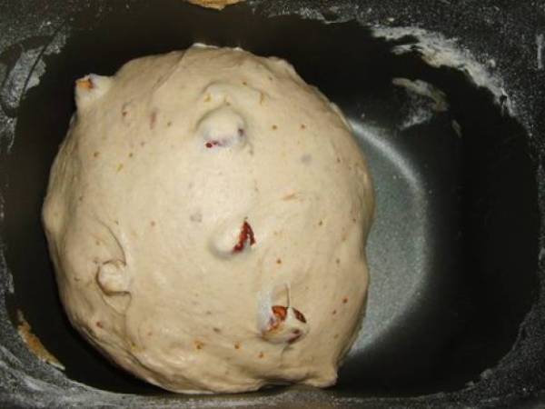 Pain au Levain Figues et Noisettes. - Préparation etape 2