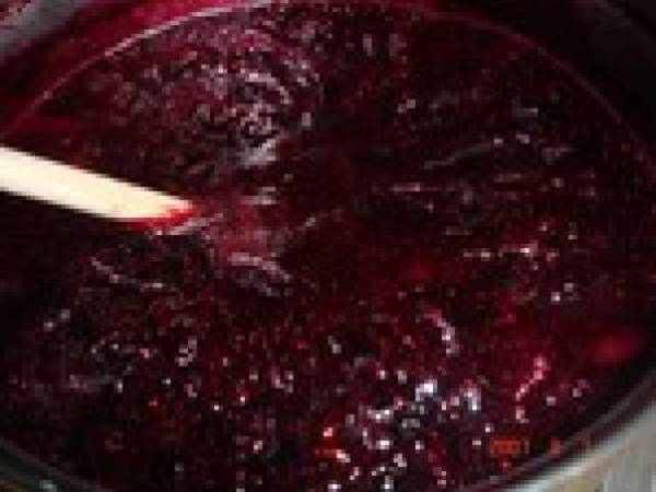 Pâtes de fruits au cassis et aux groseilles rouges - Préparation etape 3