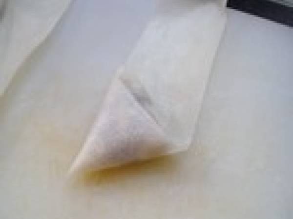 Samoussas aux Crevettes, Feta et Oignons - Préparation etape 7