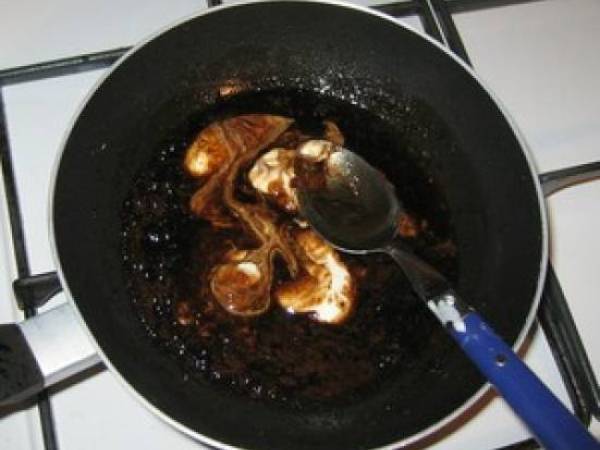 Noix de Saint-Jacques au vinaigre balsamique et à la crème - Préparation etape 4