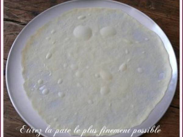 Msemen ou mes Crèpes feuilletées caramélisées - Préparation etape 2