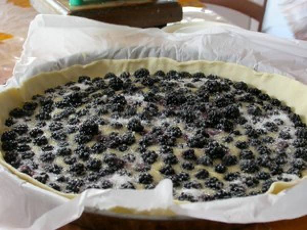 Tarte aux Mûres - Préparation etape 4