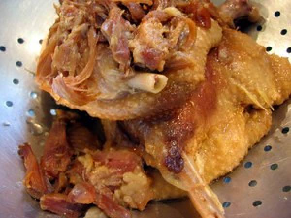 Pâtes d'automne aux cèpes et confit de canard - Préparation etape 1