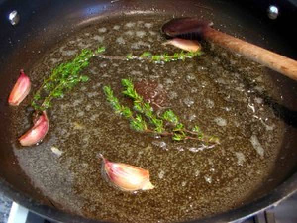 Pâtes d'automne aux cèpes et confit de canard - Préparation etape 3