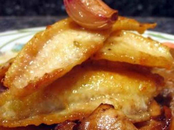 Sole poêlée purée aux cèpes et jus d'oignon d'après Régis Marcon - Préparation etape 7