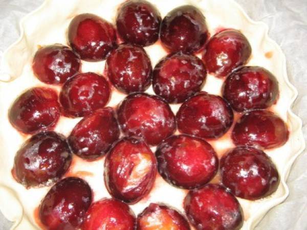 Tarte alsacienne aux quetsches - Préparation etape 4