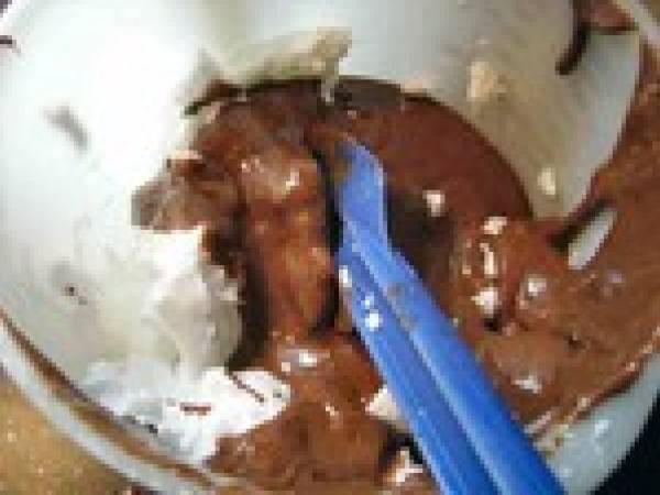 Gâteau au chocolat surprise au Thermomix - Préparation etape 4