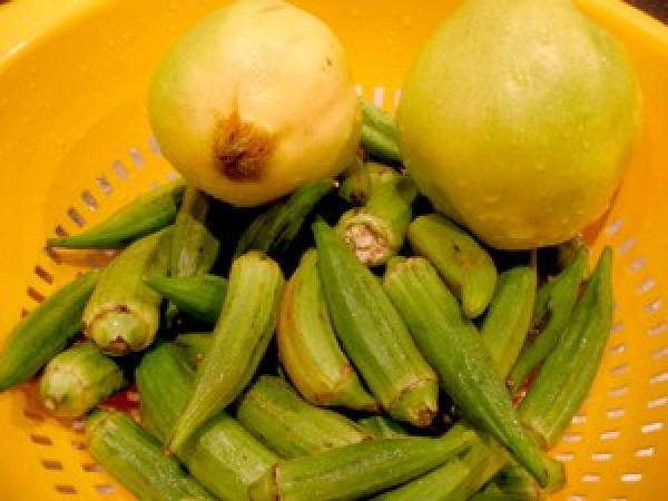 Tagine d'agneau aux coings et aux gombos pour Lavande de Ligne et Papilles - Préparation etape 4