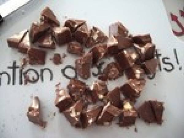 Tarte au Toblerone - Préparation etape 1