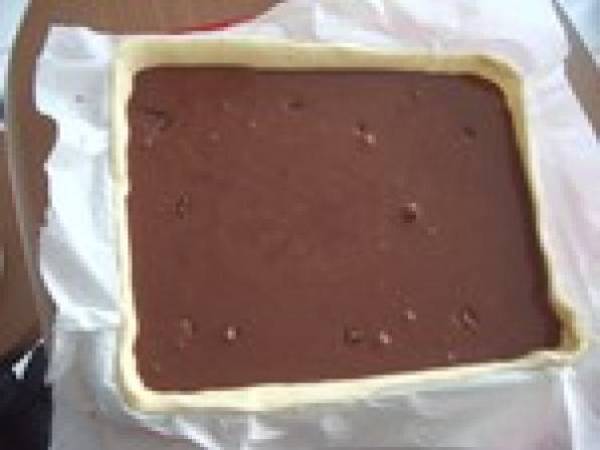 Tarte au Toblerone - Préparation etape 5